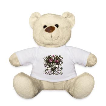Thorny Affection Emblem - Teddy Bear - white - Front