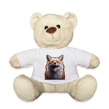 Lachender Fuchs 2 - Teddy - Weiß - Vorne