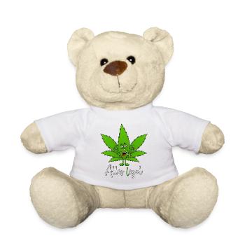 Cannabis Legalisierung - Alles egal - Alles legal - Teddy - Weiß - Vorne