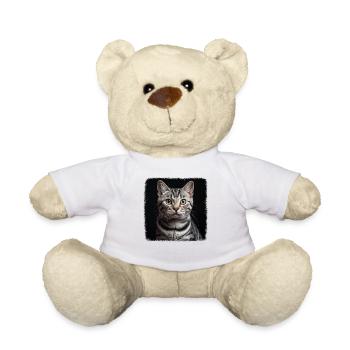 Chat Chats American Shorthair - Nounours - blanc - Devant