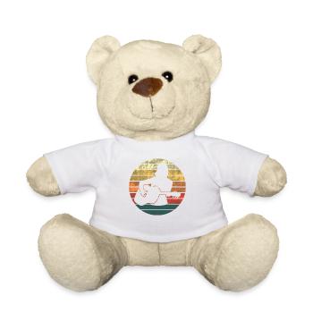 Gitarristin Sonnenuntergang Geschenk-Harmonie - Teddy - Weiß - Vorne