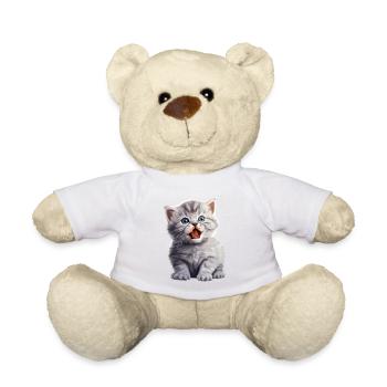 Chat Chats British Shorthair British Shorthair - Nounours - blanc - Devant
