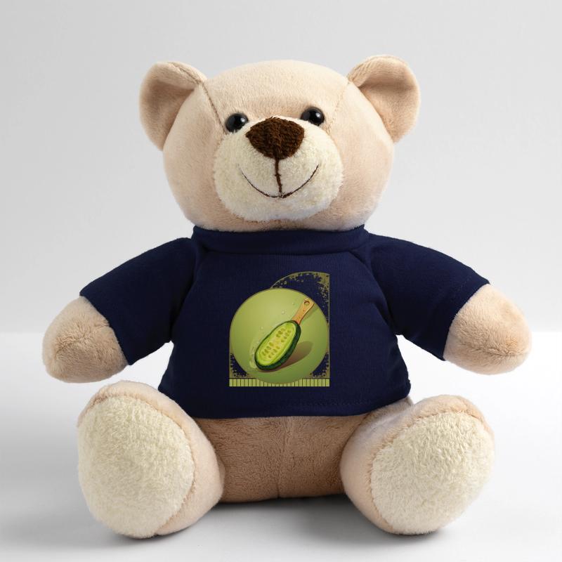 Sliced Pickle As Pickleball Paddle Creative Humor Teddy Bear