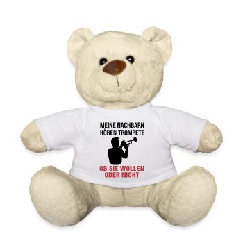 Trompetenklänge – Nachbarschaftskonzert - Teddy - Weiß - Vorne