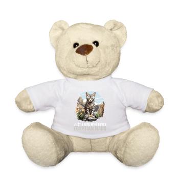Egyptian Mau Kitten Cat Egyptian Mau - Teddy Bear - white - Front