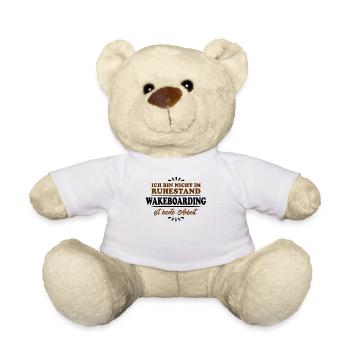 Retraité Retraité Wakeboarder - Nounours - blanc - Devant