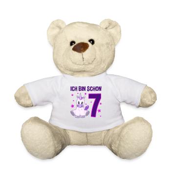Unicorn Magic World 7. - Teddy Bear - white - Front
