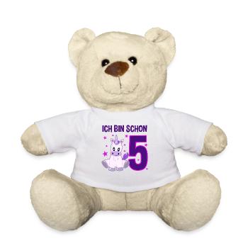 Festival de l’étoile du 5e anniversaire de la licorne - Nounours - blanc - Devant