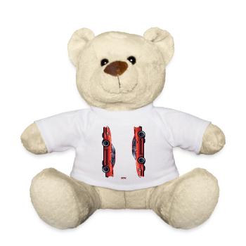 Conception de voiture de sport américaine rétro - Nounours - blanc - Devant