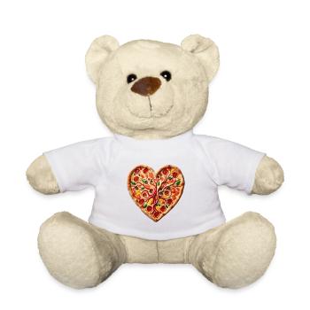 Heartfelt Pizza CHD Support - Teddy - Weiß - Vorne