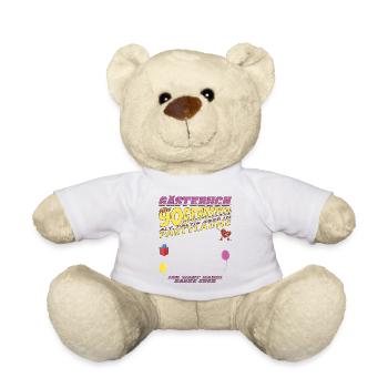 Livre d’or homme et femme 90e anniversaire - Nounours - blanc - Devant