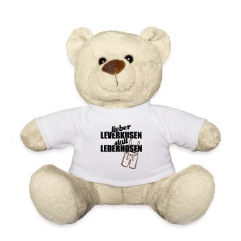 Leverkusen - Zieht den Bayern die Lederhosen aus - Teddy - Weiß - Vorne