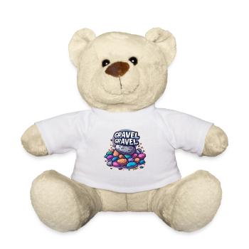 Gravel or gravel - Teddy Bear - white - Front