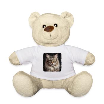 Ragamuffin Chaton Ragamuffin Chat - Nounours - blanc - Devant