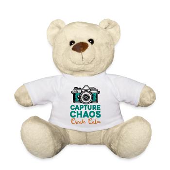 Chaos Capture Create Calm - Photographie - Nounours - blanc - Devant