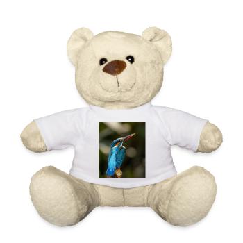 Kingfisher Bird - Teddy Bear - white - Front