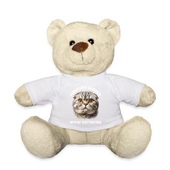 Scottish Fold Kitten Scottish Fold chat - Nounours - blanc - Devant