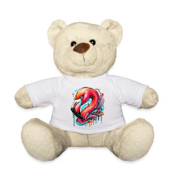 Flamingo - Teddy - Weiß - Vorne
