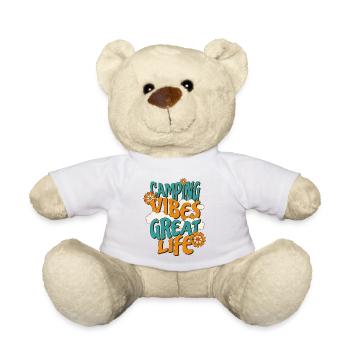 Camping Vibes Great Life - Nounours - blanc - Devant