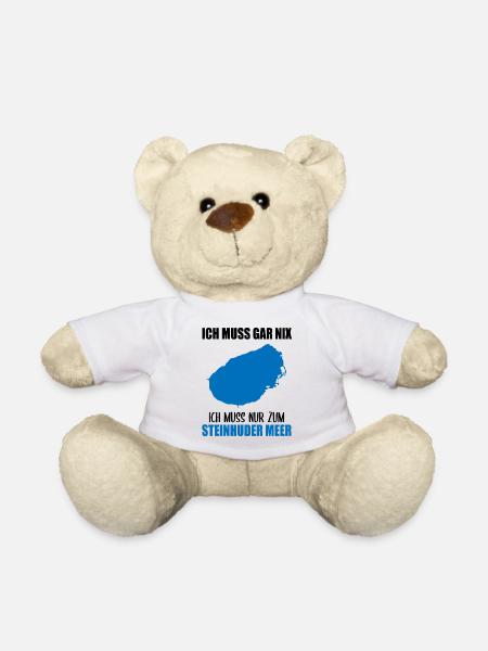 Muss Nur Zum Steinhuder Meer - Teddy - Weiß