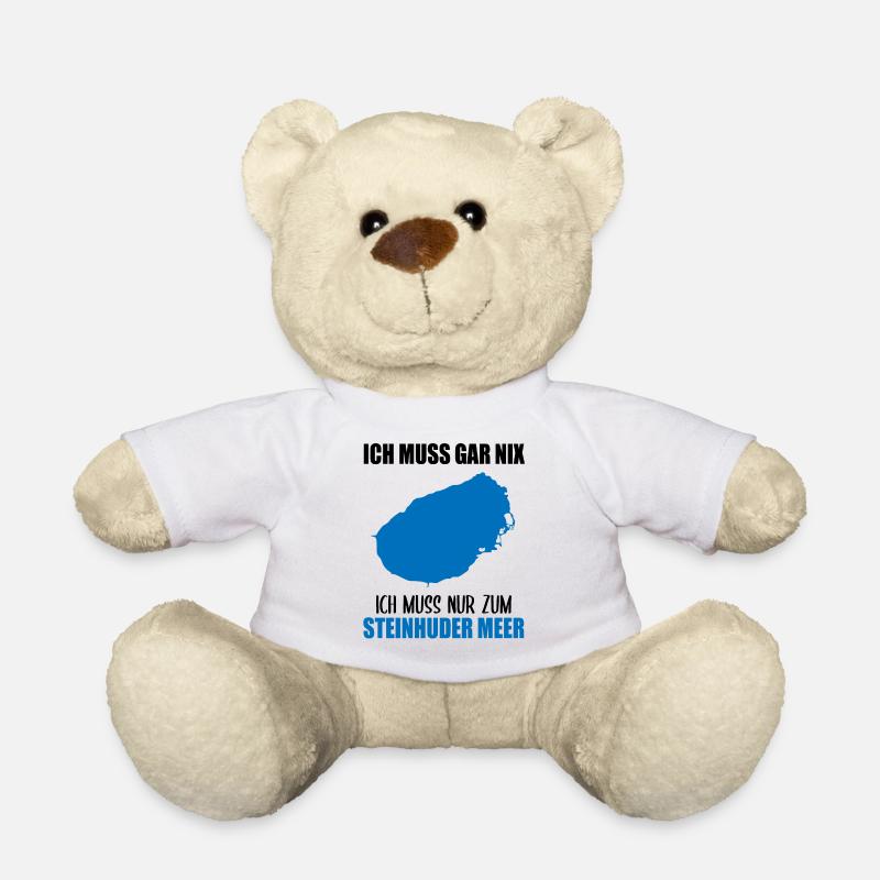 Muss Nur Zum Steinhuder Meer - Teddy - Weiß