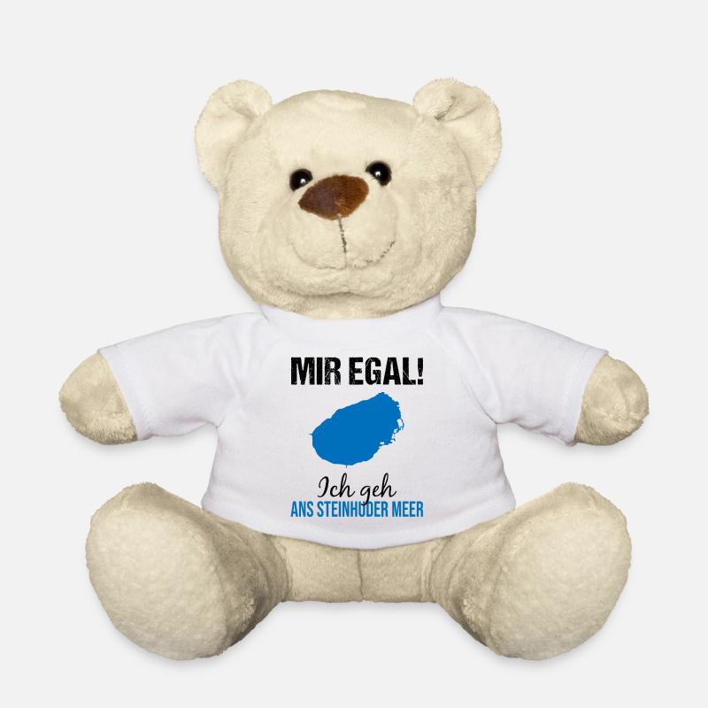 Egal Ich Geh Steinhuder Meer - Geschenk - Teddy - Weiß