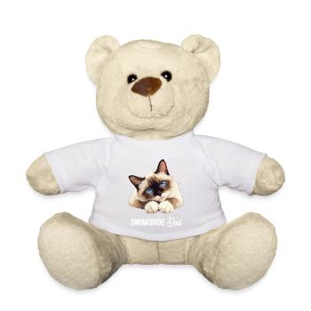 Chaton raquette Chat raquette - Nounours - blanc - Devant