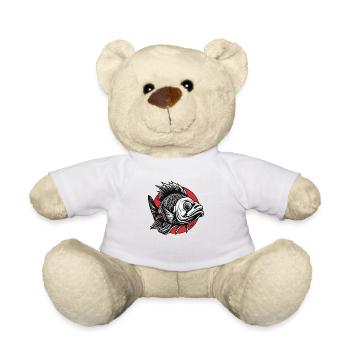 Der wütende Fisch - Teddy - Weiß - Vorne