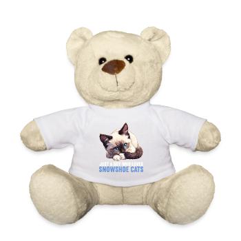 Chaton raquette Chat raquette - Nounours - blanc - Devant