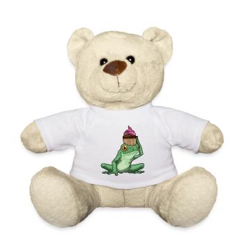 Frog Muffin - Teddy Bear - white - Front