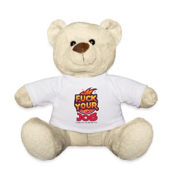 Scheiß auf deinen Job - Teddy - Weiß - Vorne
