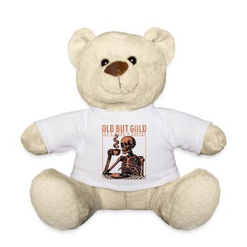 Vieux mais Gold permet de prendre un café - Nounours - blanc - Devant
