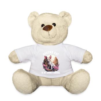 Sphynx Kitten Sphynx Cat - Teddy Bear - white - Front