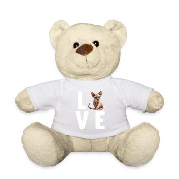 Sphynx Kitten Sphynx Cat - Teddy Bear - white - Front