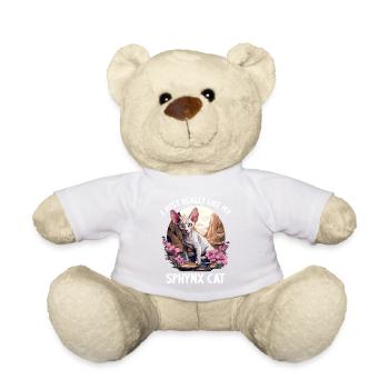 Sphynx Kätzchen Sphynx Katze - Teddy - Weiß - Vorne