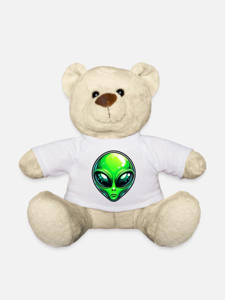 Alien extraterrestre martien - Nounours - blanc