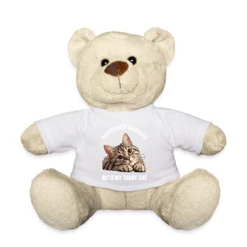 Chaton tigré chat tigré - Nounours - blanc - Devant