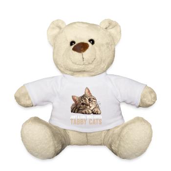 Chaton tigré chat tigré - Nounours - blanc - Devant
