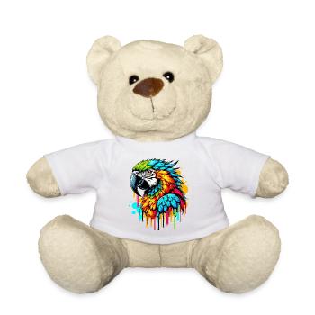 Papagei - Teddy - Weiß - Vorne