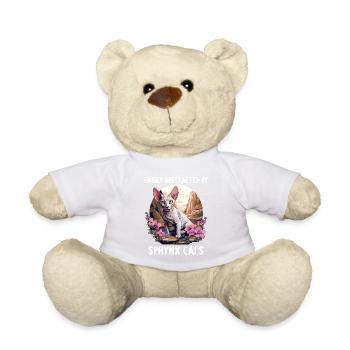 Sphynx Kitten Sphynx Cat - Teddy Bear - white - Front