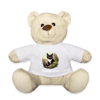 Tuxedo Kätzchen Tuxedo Katze - Teddy - Weiß - Vorne