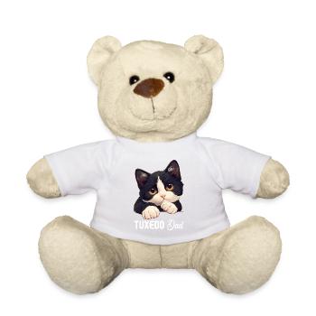 Tuxedo Kätzchen Tuxedo Katze - Teddy - Weiß - Vorne