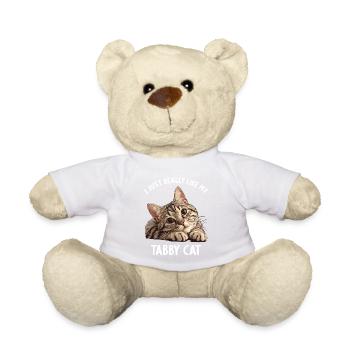 Chaton tigré chat tigré - Nounours - blanc - Devant