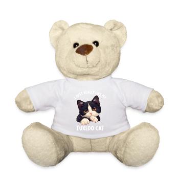 Tuxedo Kätzchen Tuxedo Katze - Teddy - Weiß - Vorne