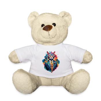 Chat en costume - Nounours - blanc - Devant