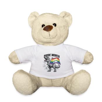 Love is Love – LGBTQIA+ Pride Herz Design - Teddy - Weiß - Vorne
