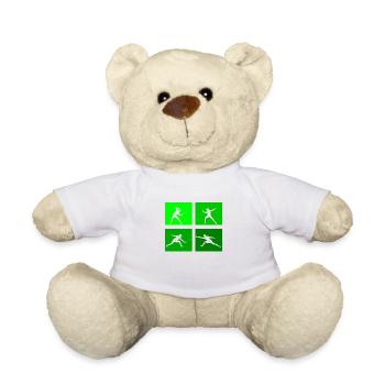 Fencing Game Gamer Fencer Game Fencing Fencer - Teddy Bear - white - Front