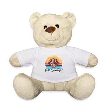 Scallop - Teddy Bear - white - Front