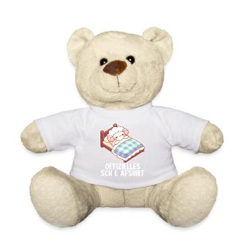 Offizielles Schafshirt Offizielles Schlafshirt - Teddy - Weiß - Vorne