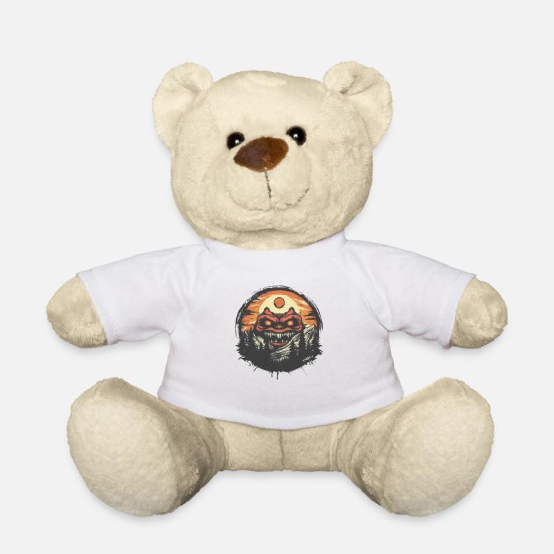 In der Natur ist ein Monster Dämon - Teddy - Weiß